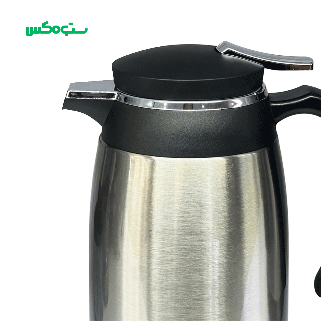 فلاسک استیل داخل شیشه دلمونتی مدل لب کروم - Image 2