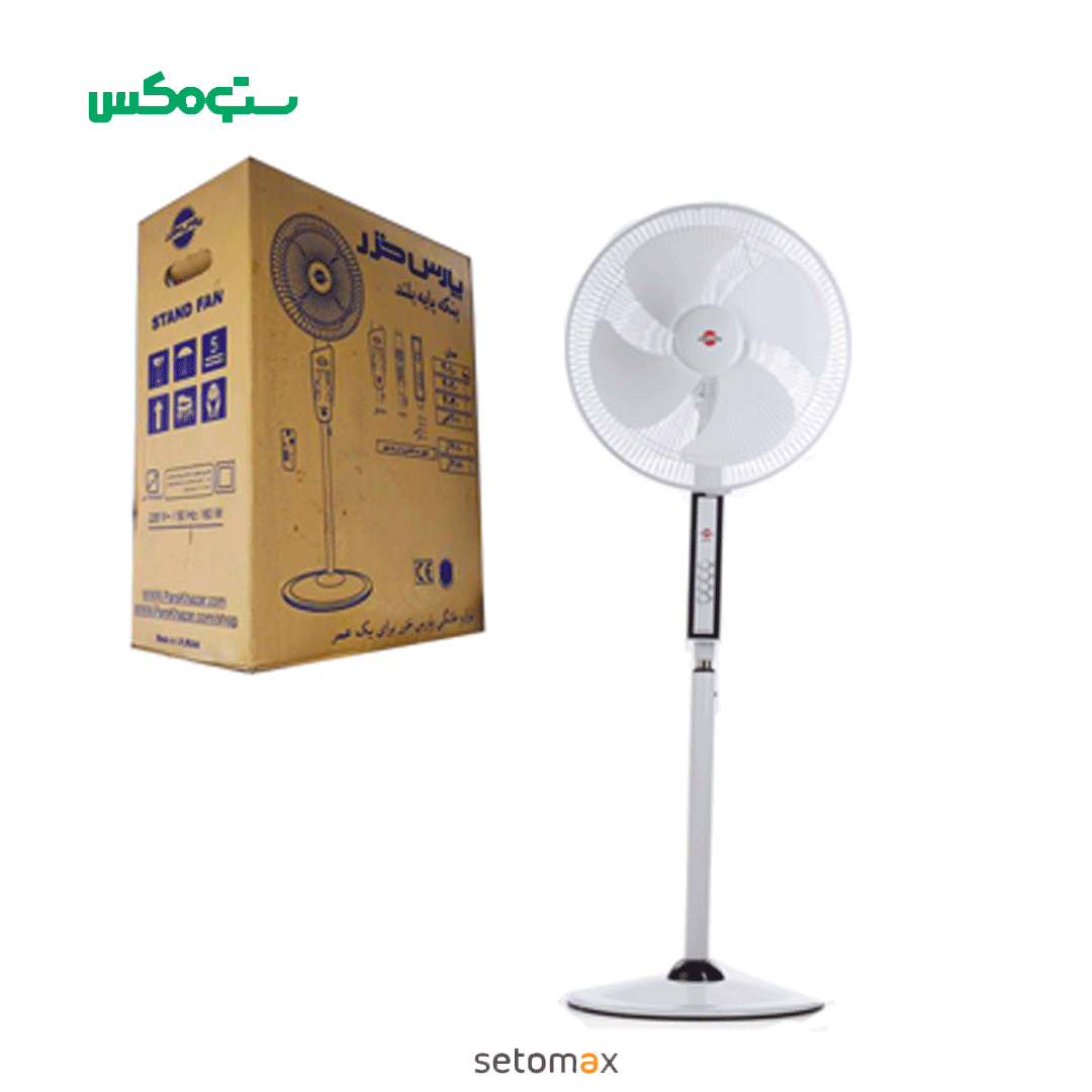 پنکه پایه بلند سفید پارس خزر مدل 4010R - Image 3