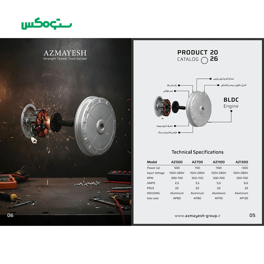 کولر ابی پلیمری 8000 ازمایش مدل P80BLDC - Image 4