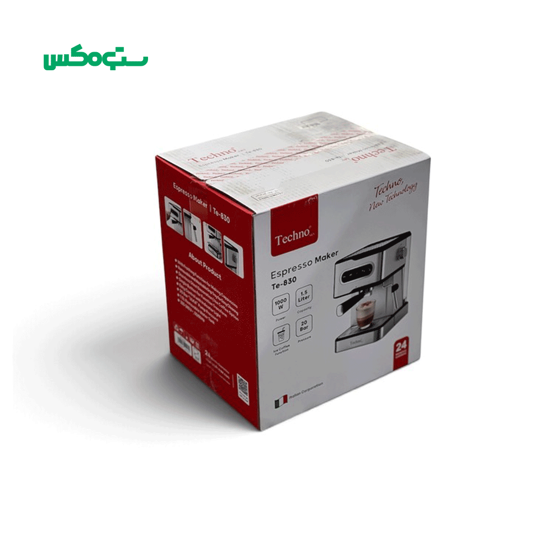 اسپرسو ساز تکنو با ظرفیت 1.5 لیتر مدل Te-830 - Image 3