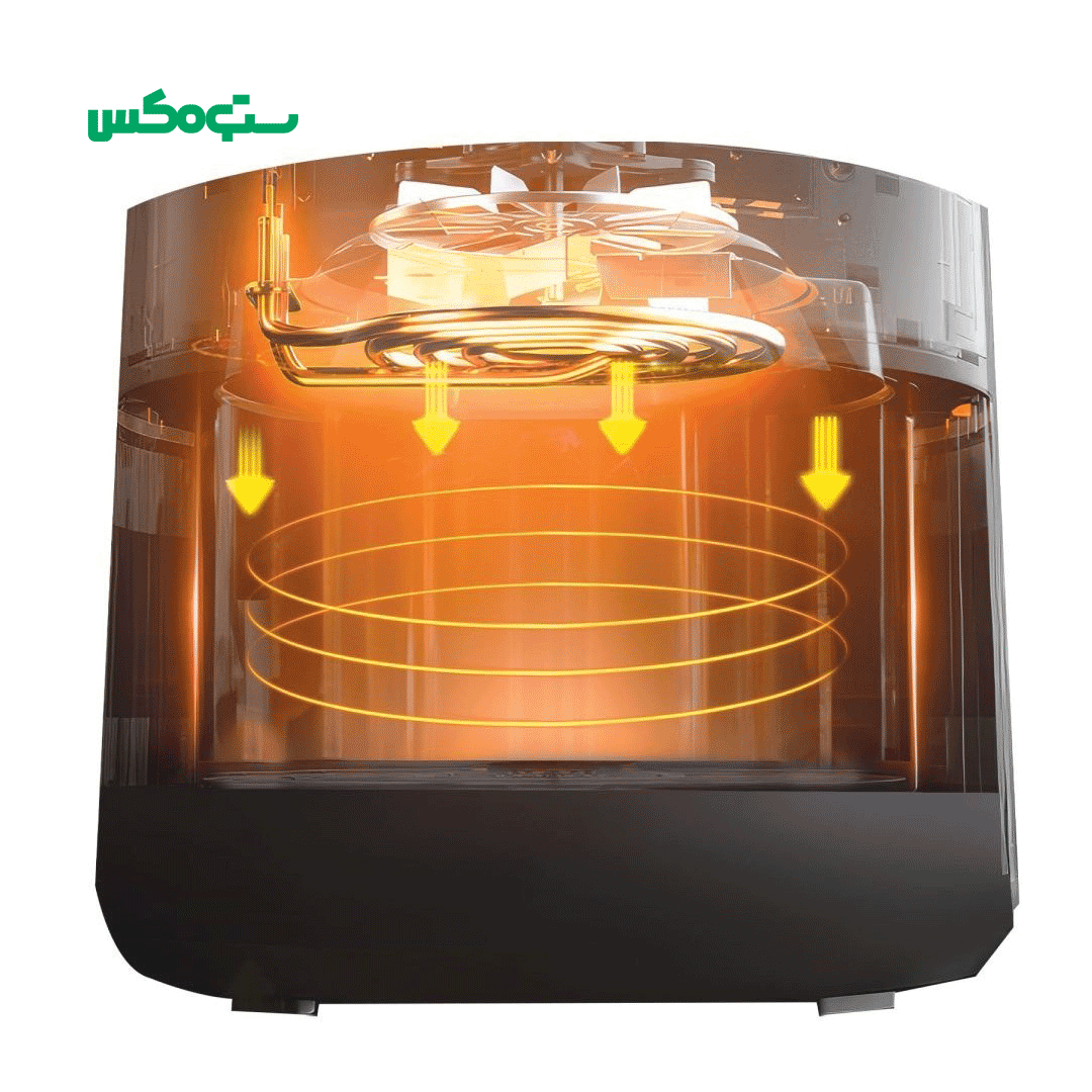 سرخ کن رژیمی 8 لیتری تکنو مدل Te-555 - Image 3